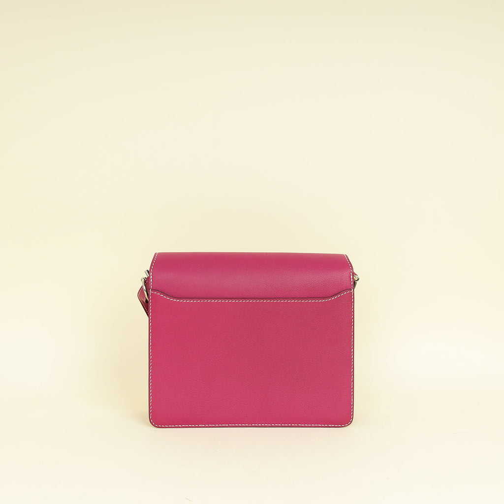 Hermes Rose Pourpre Roulis 23 Bag
