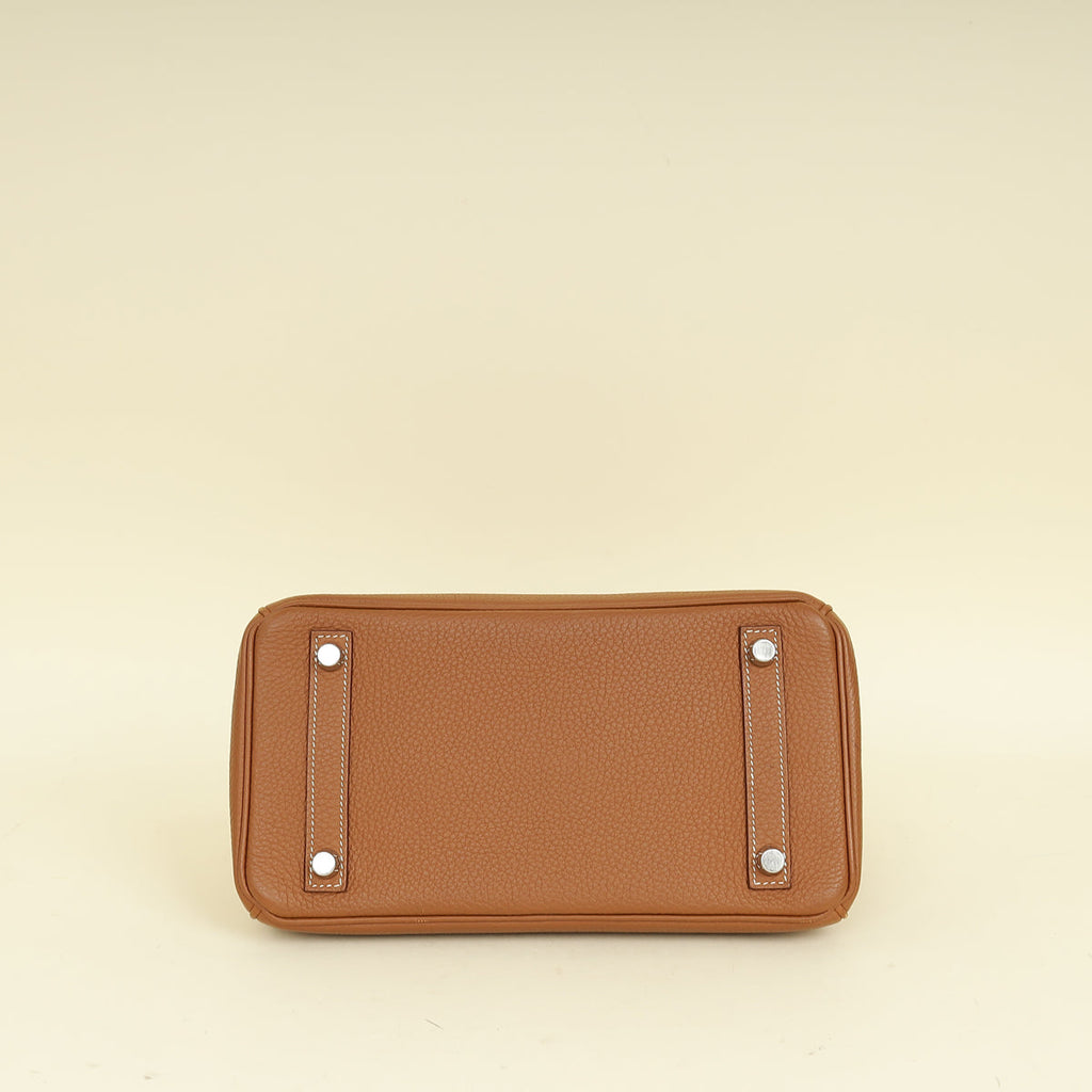 Hermes Gold Retourne Birkin 25 Bag