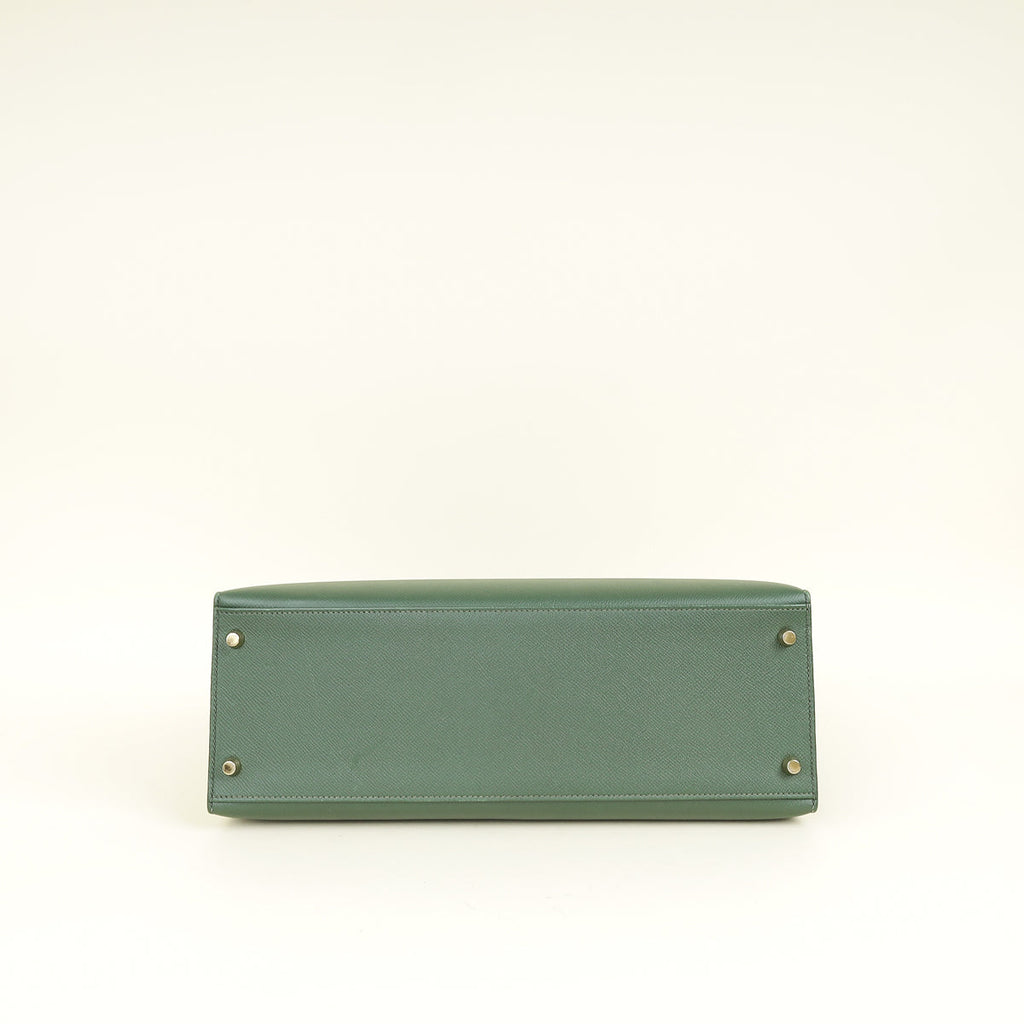Hermes Vert Anglais Kelly 35 Sellier Bag