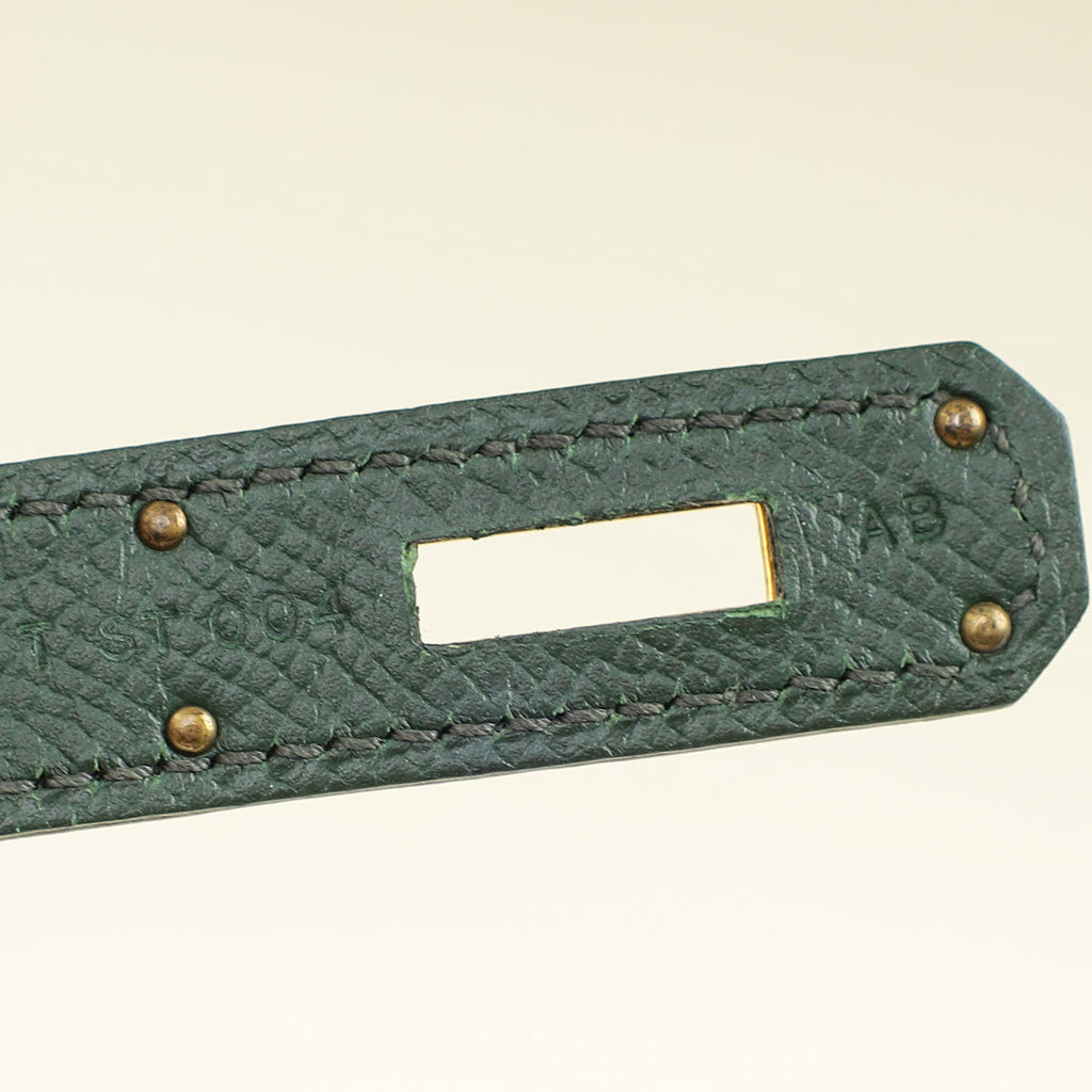 Hermes Vert Anglais Kelly 35 Sellier Bag