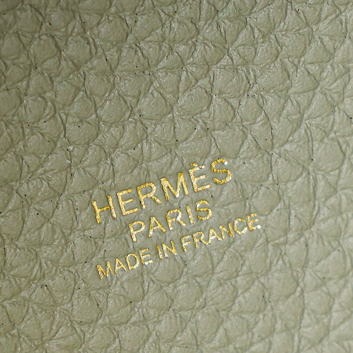 Hermes Gris Neve Picotin Lock 22 Bag