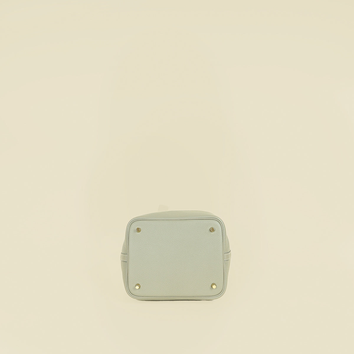 Hermes Gris Neve Picotin Lock 22 Bag