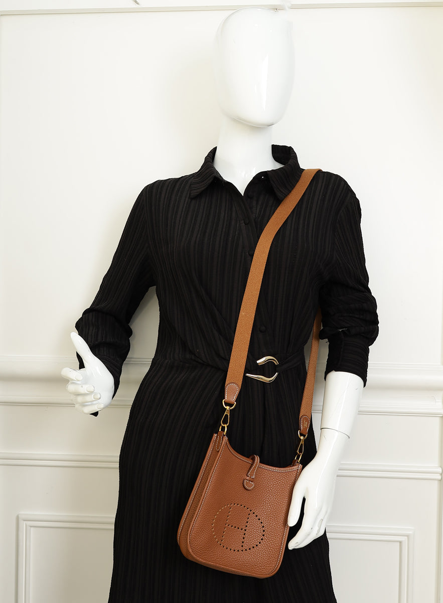 Hermes Gold Evelyne 16 TPM Bag