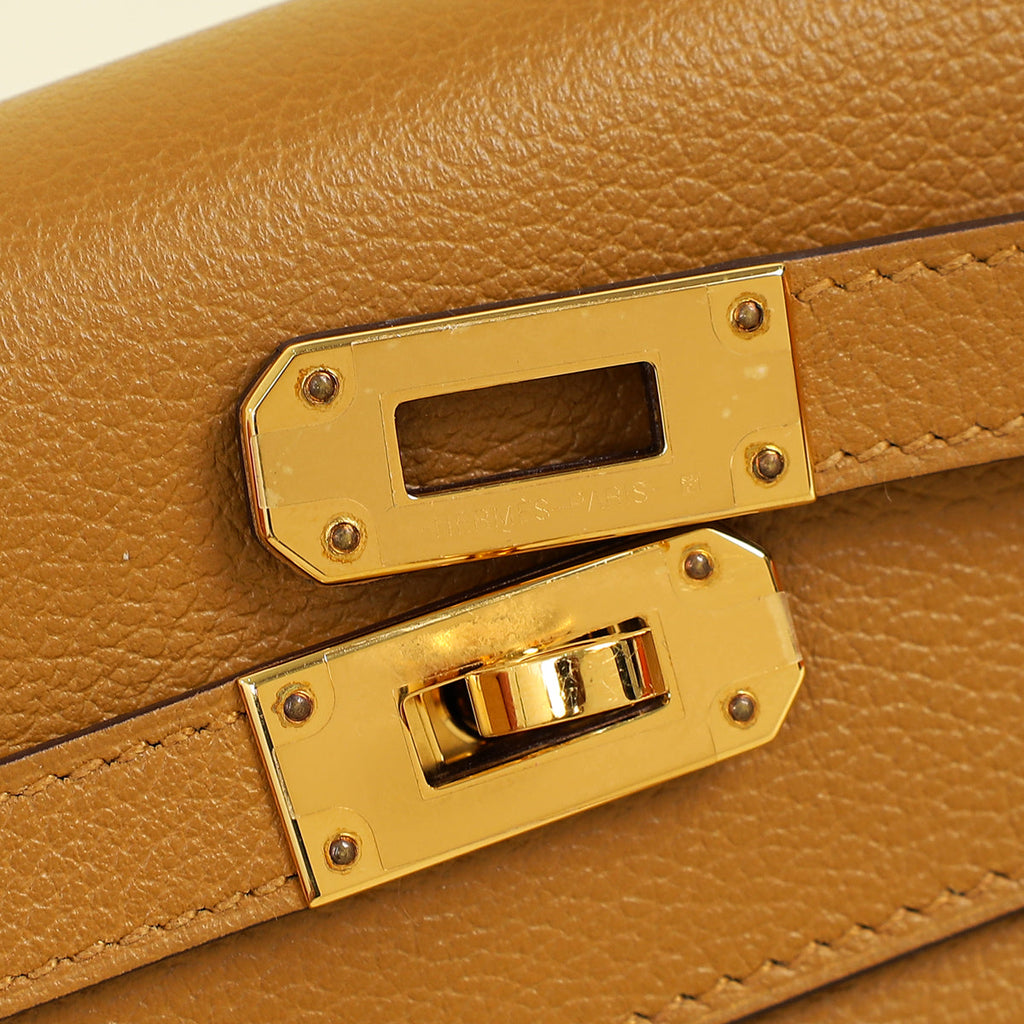 Hermes Sesame Kelly To Go Evercolor Wallet
