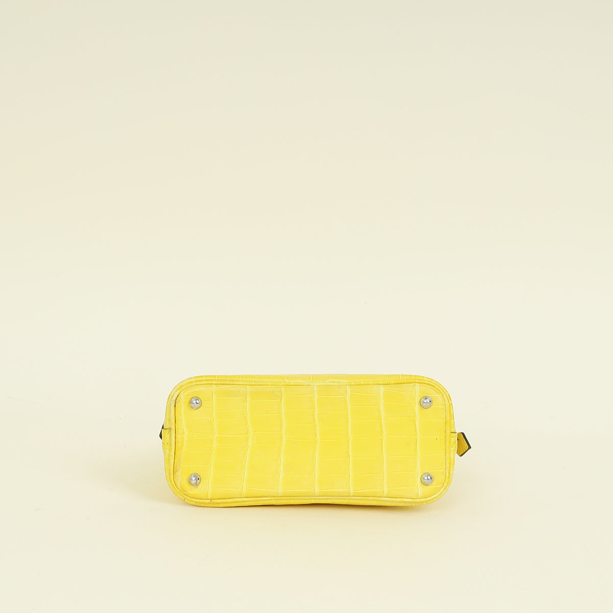 Hermes Mimosa Matte Porosus Crocodile Mini 1923 Bolide
