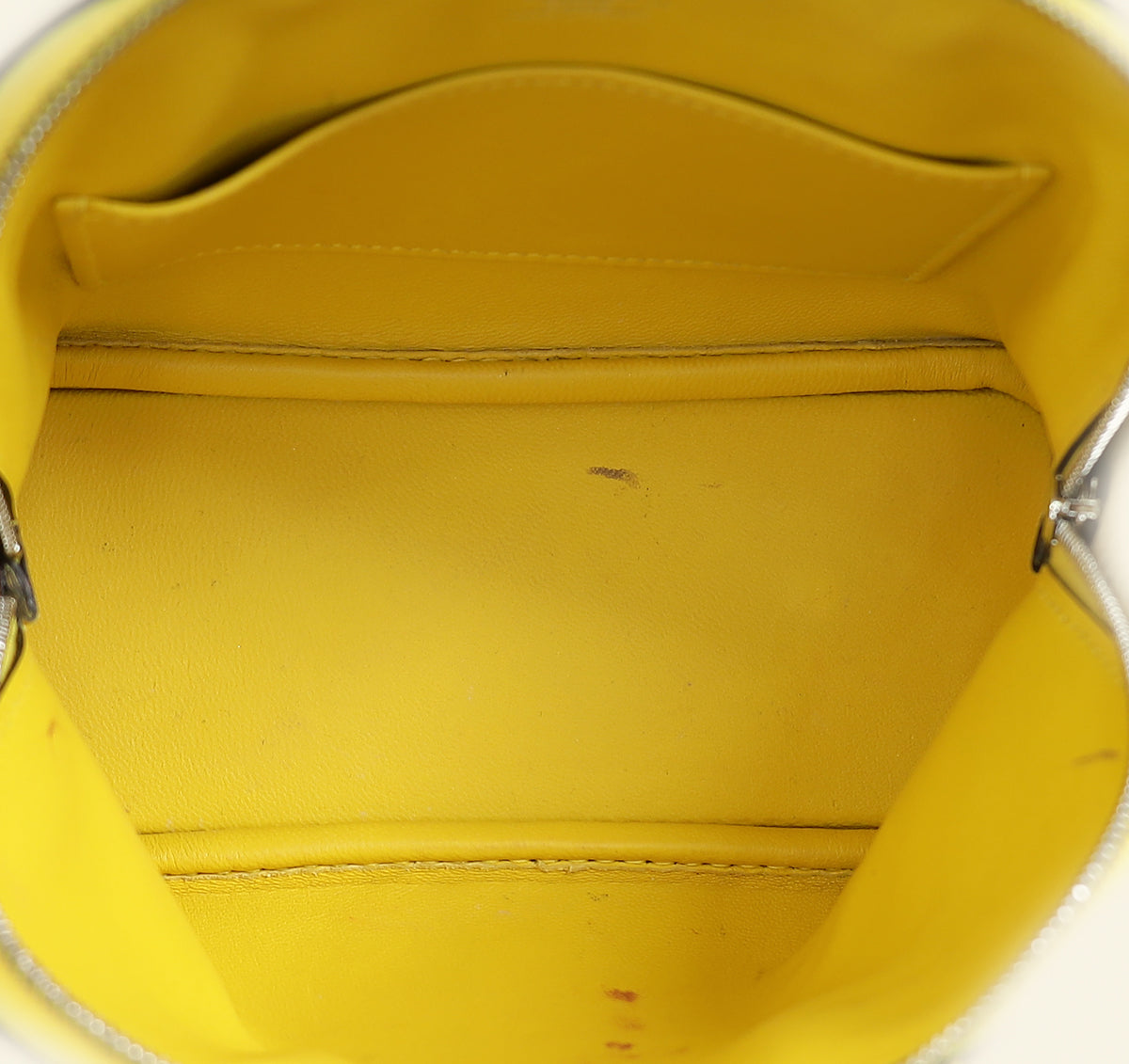 Hermes Mimosa Matte Porosus Crocodile Mini 1923 Bolide