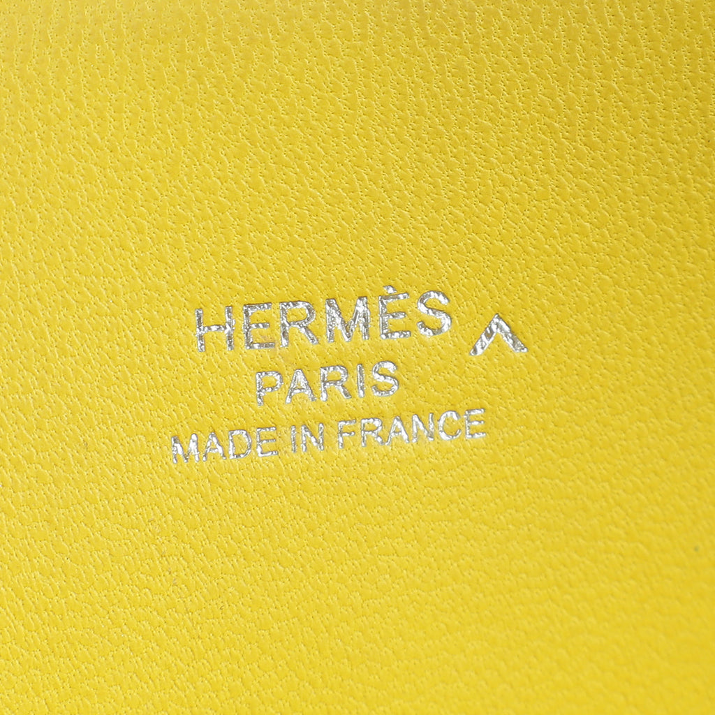 Hermes Mimosa Matte Porosus Crocodile Mini 1923 Bolide