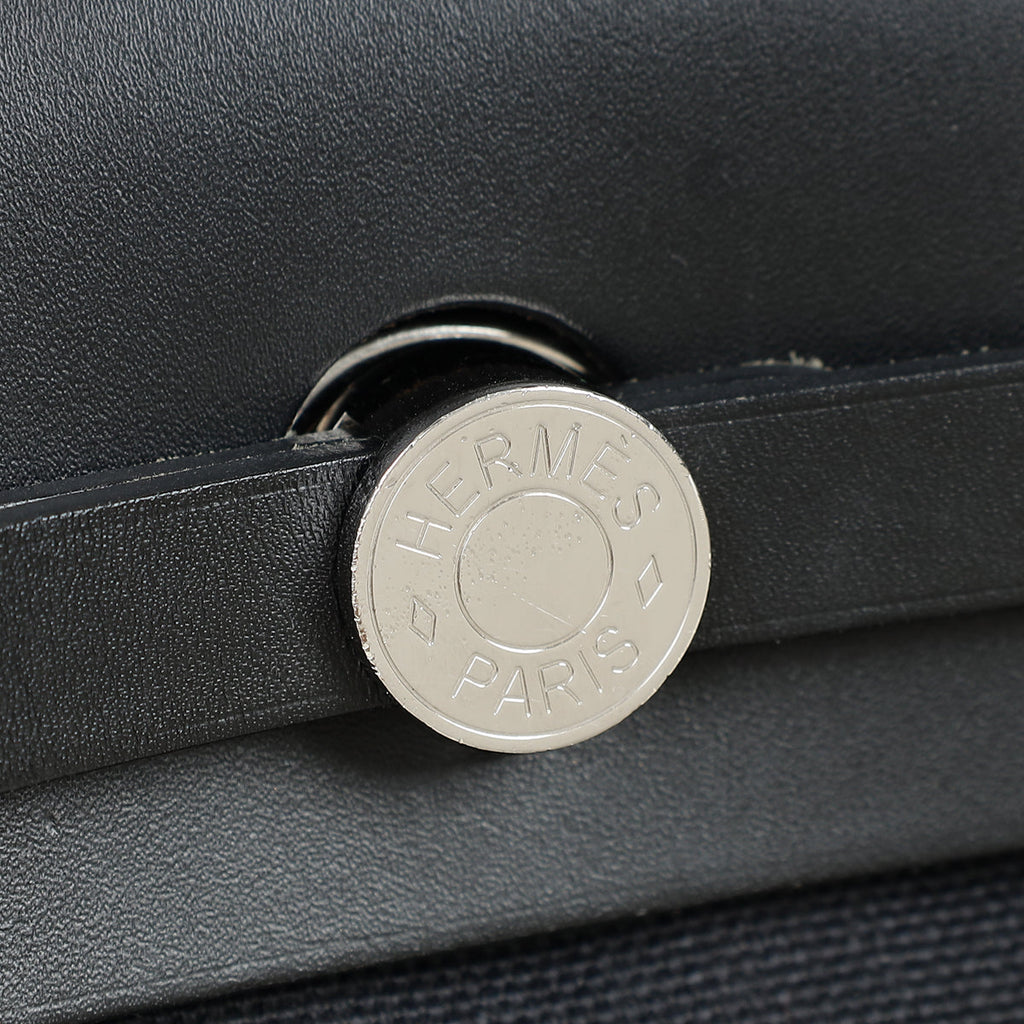 Hermes Noir Herbag Zip 31 PM Retourne Bag