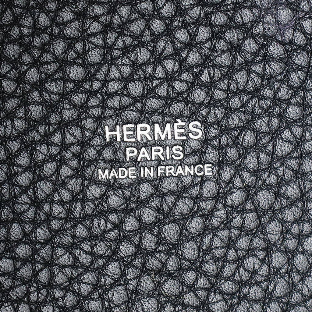 Hermes Noir Picotin Lock 18 Bag