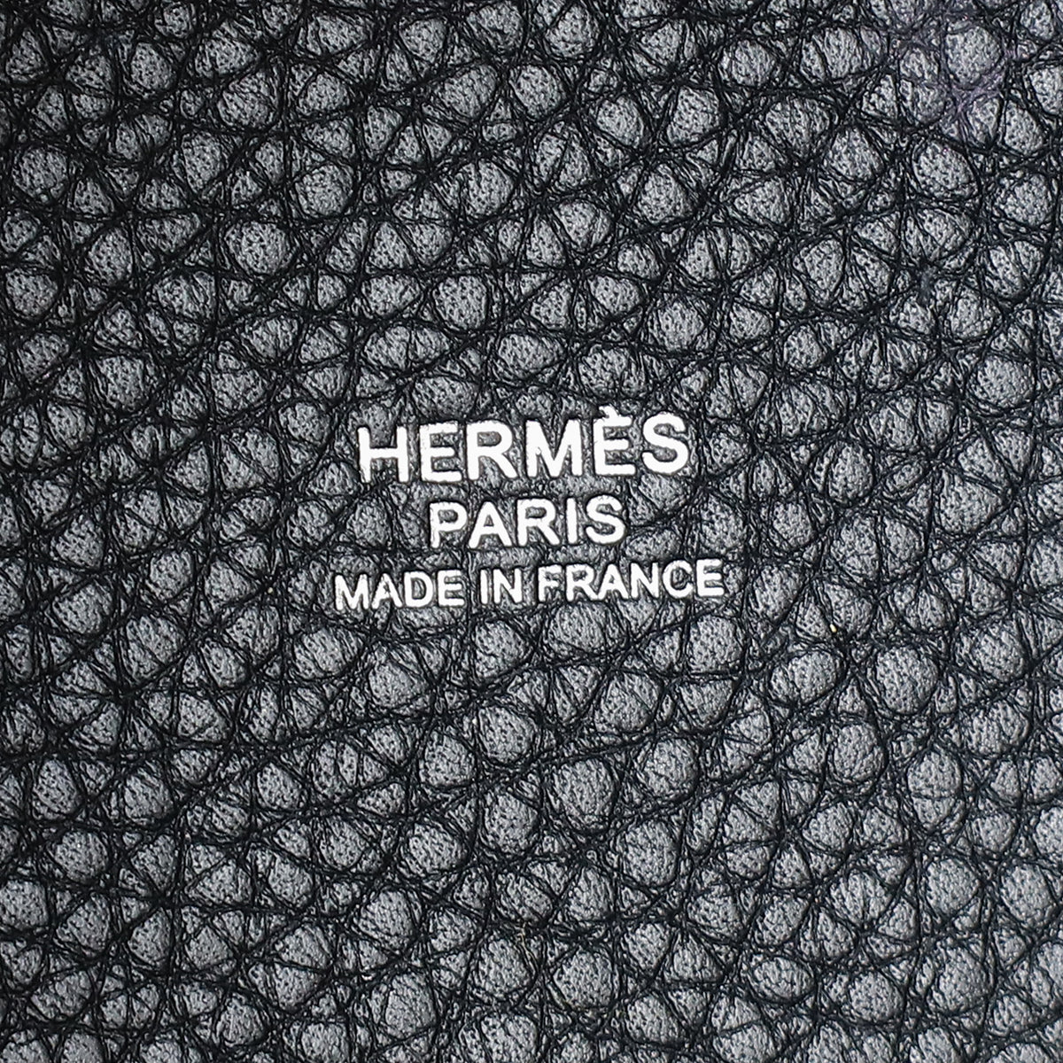 Hermes Noir Picotin Lock 18 Bag