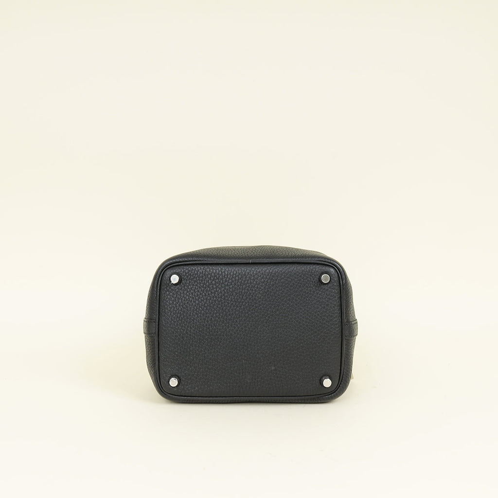 Hermes Noir Picotin Lock 18 Bag