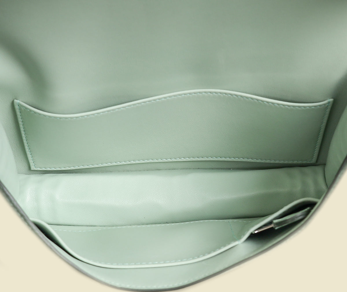 Hermes Vert D'ea Constance Elan Matte Mississippiensis Alligator Bag