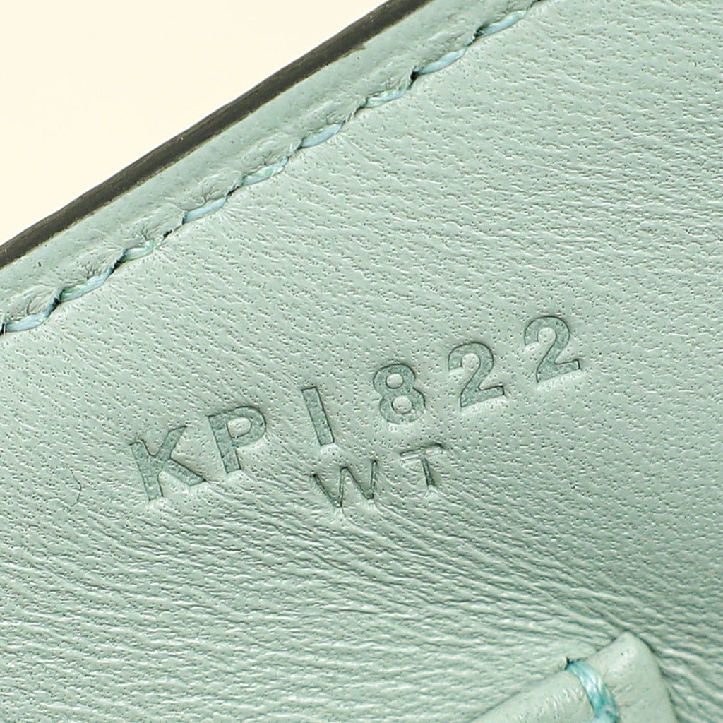 Hermes Vert D'ea Constance Elan Matte Mississippiensis Alligator Bag
