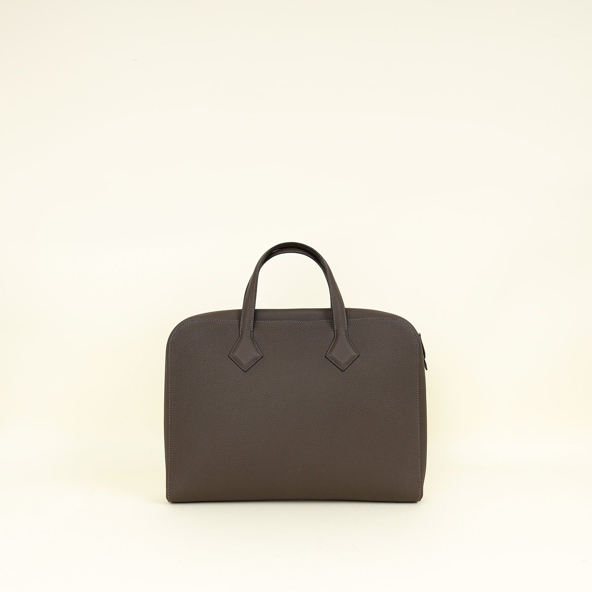 Hermes Chocolate Victoria Light Briefcase
