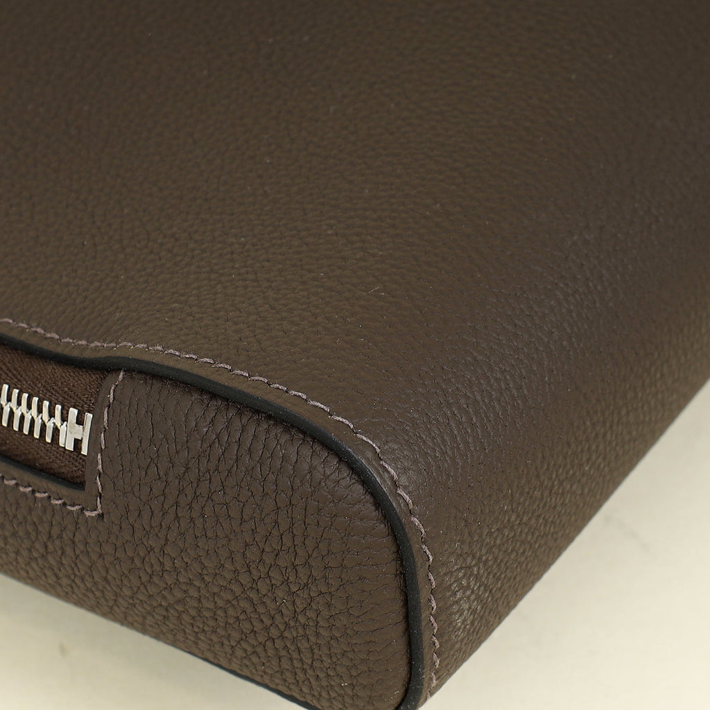 Hermes Chocolate Victoria Light Briefcase
