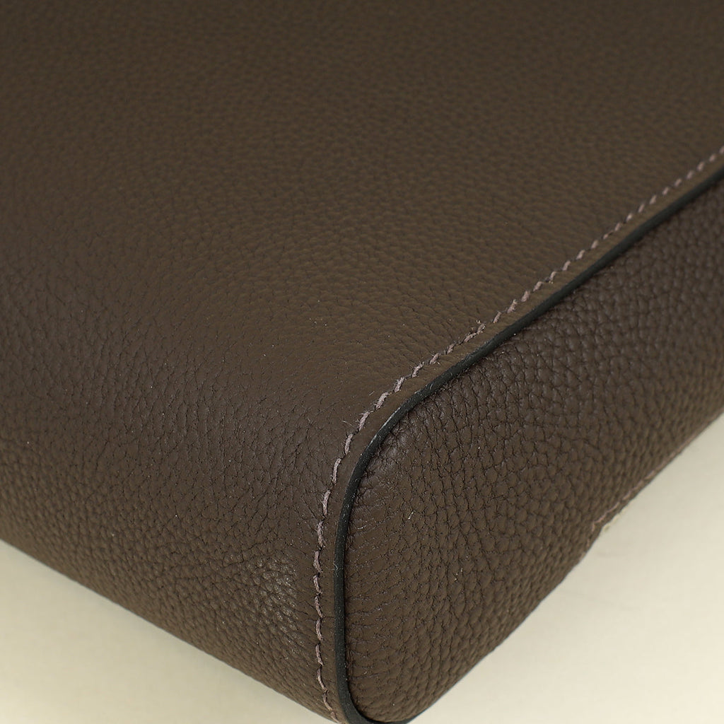 Hermes Chocolate Victoria Light Briefcase