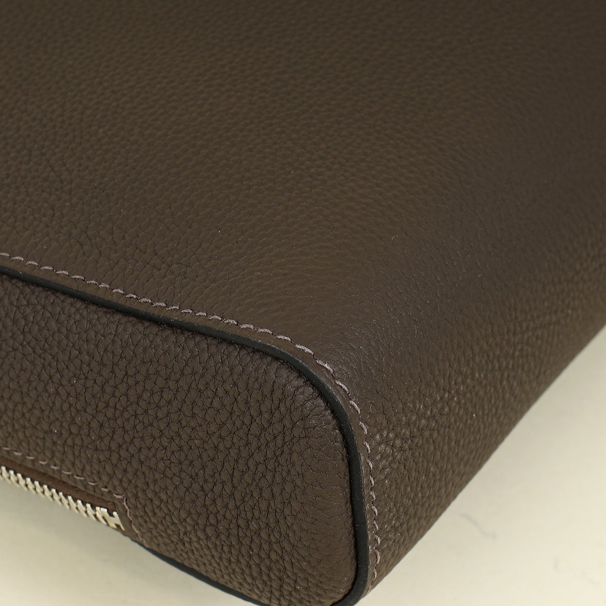 Hermes Chocolate Victoria Light Briefcase