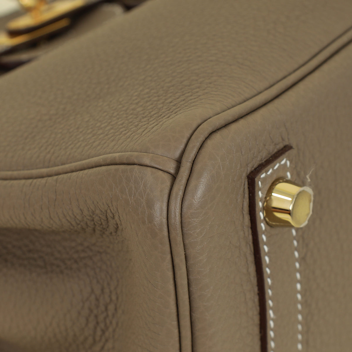 Hermes Etoupe Birkin 25 Bag