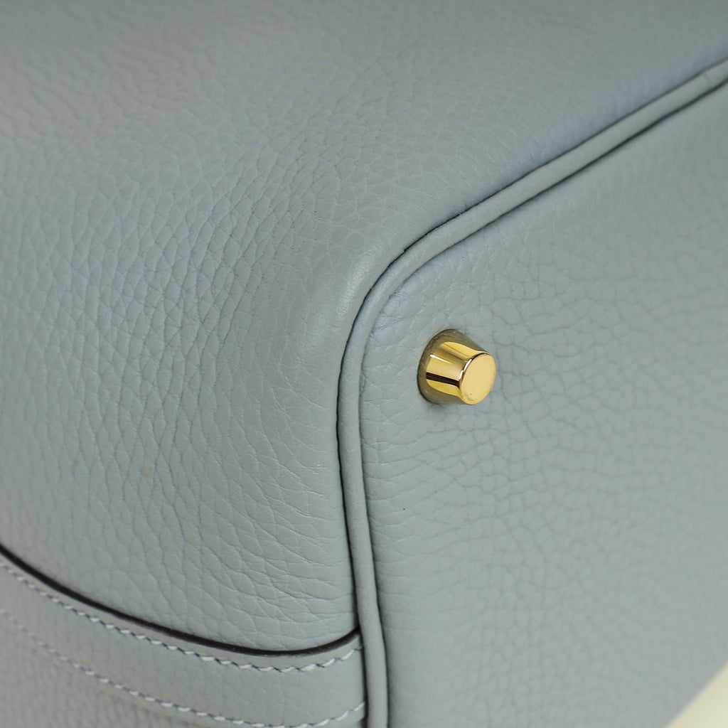 Hermes Gris Pantin Picotin Lock 18 Bag