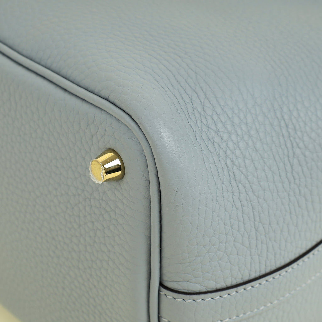 Hermes Gris Pantin Picotin Lock 18 Bag