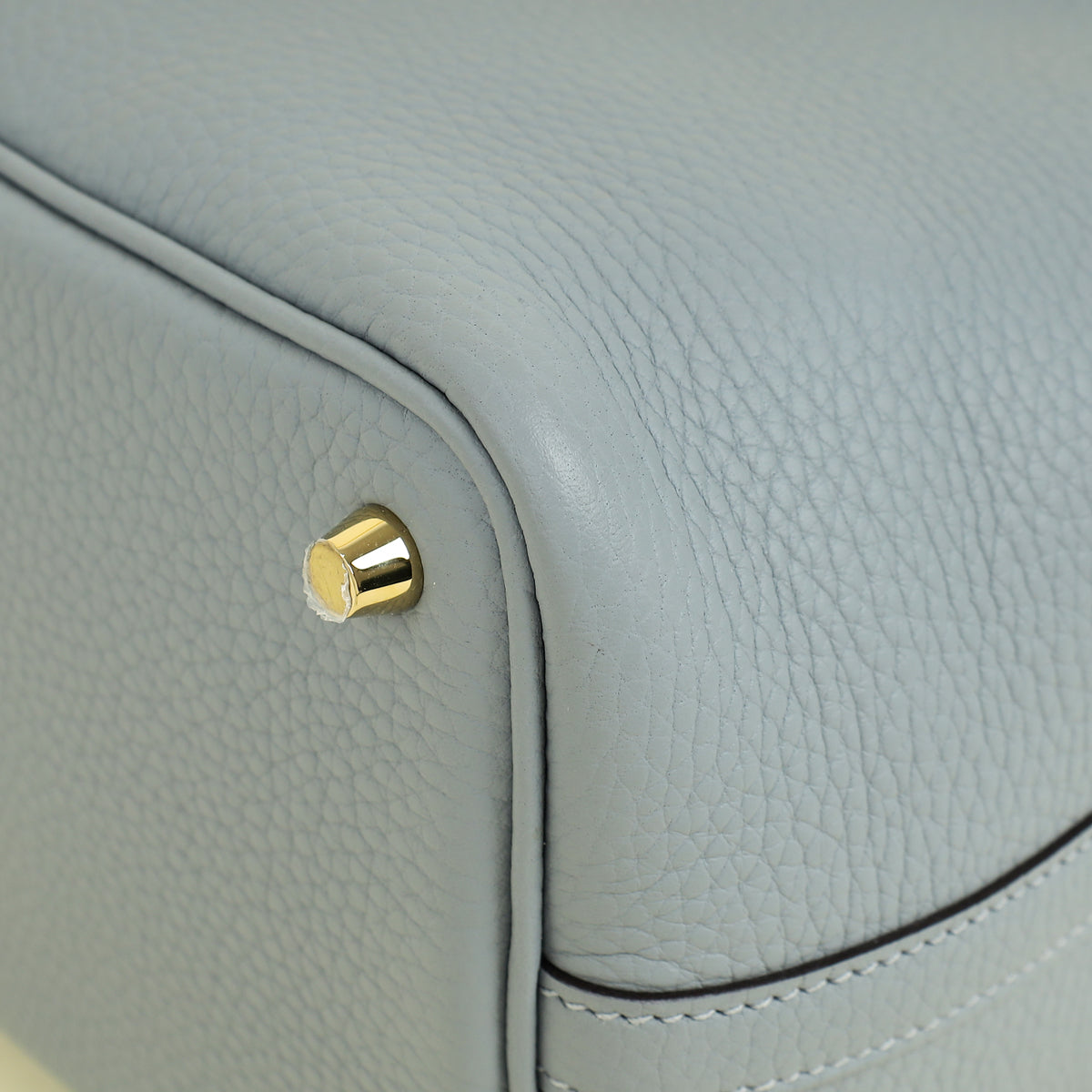 Hermes Gris Pantin Picotin Lock 18 Bag