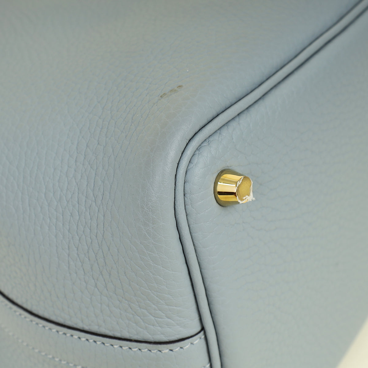 Hermes Gris Pantin Picotin Lock 18 Bag