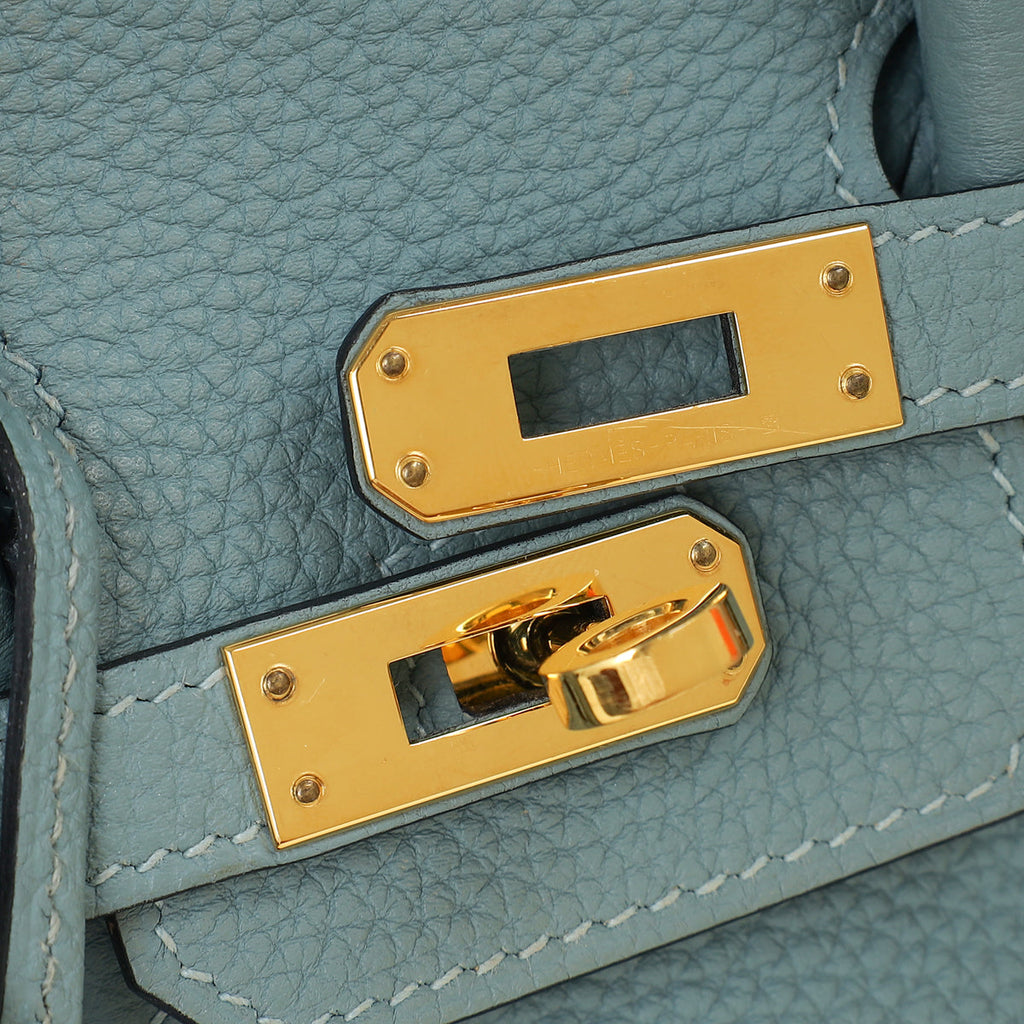 Hermes Bleu Ciel Birkin 25 Bag