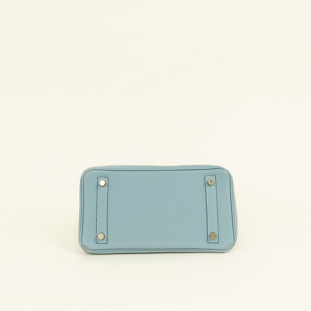 Hermes Bleu Ciel Birkin 25 Bag