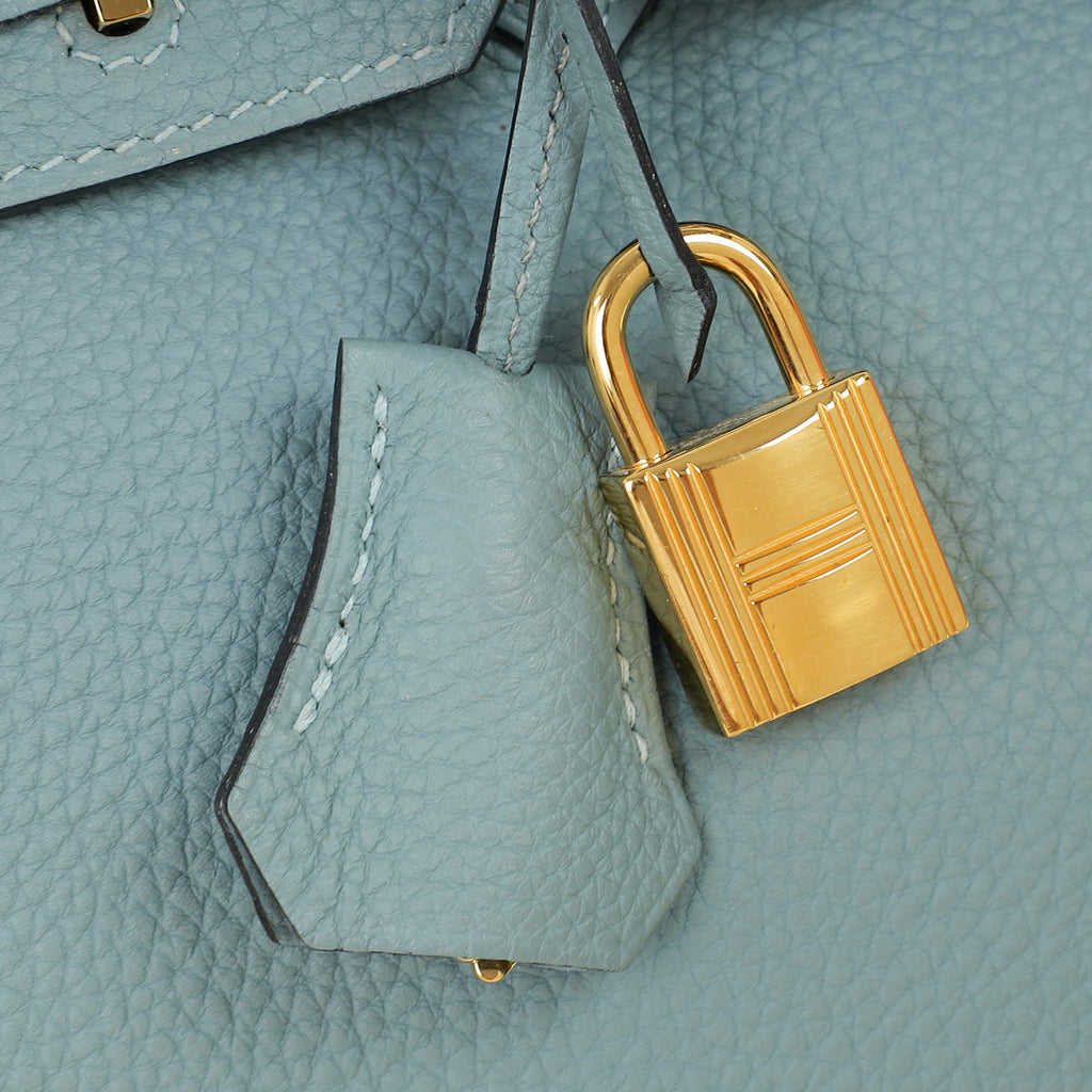 Hermes Bleu Ciel Birkin 25 Bag