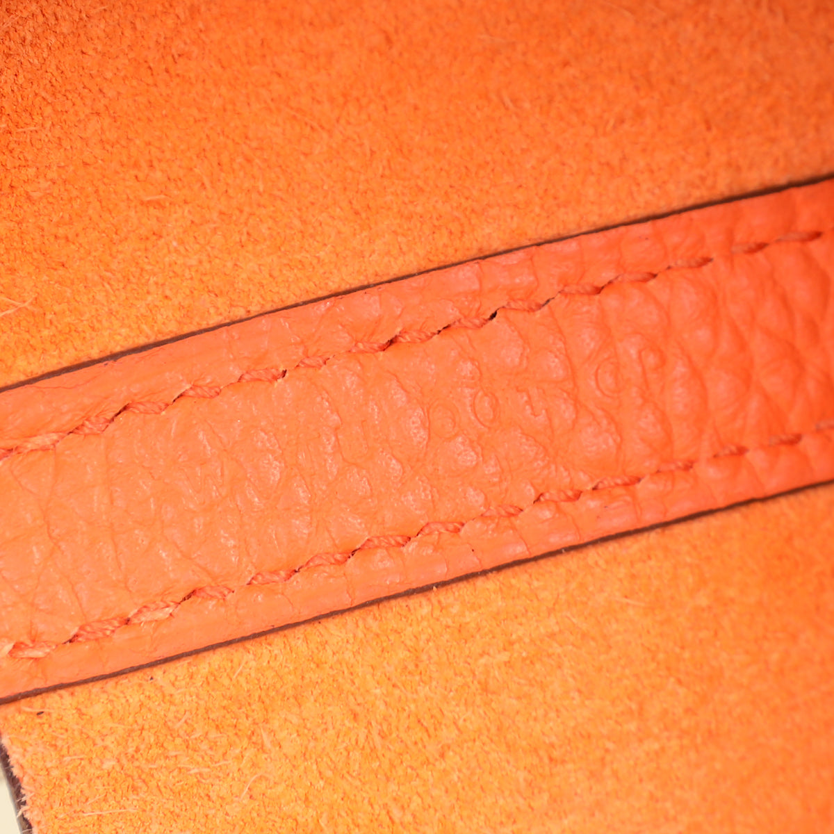 Hermes Orange Minuim Picotin Lock 22 Bag
