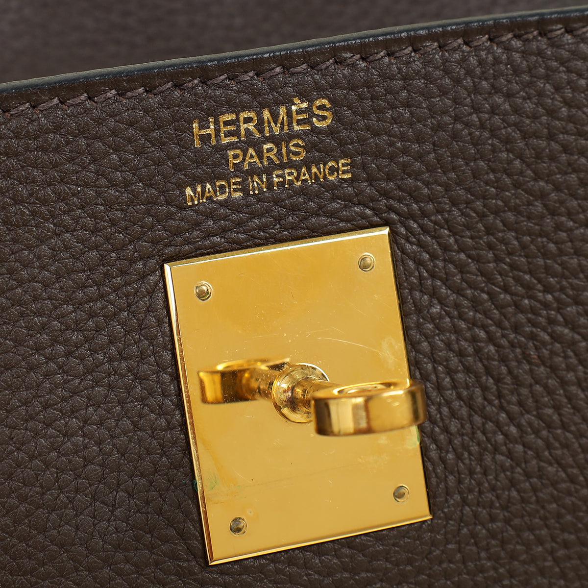 Hermes Chocolate Kelly 40 Retourne Bag