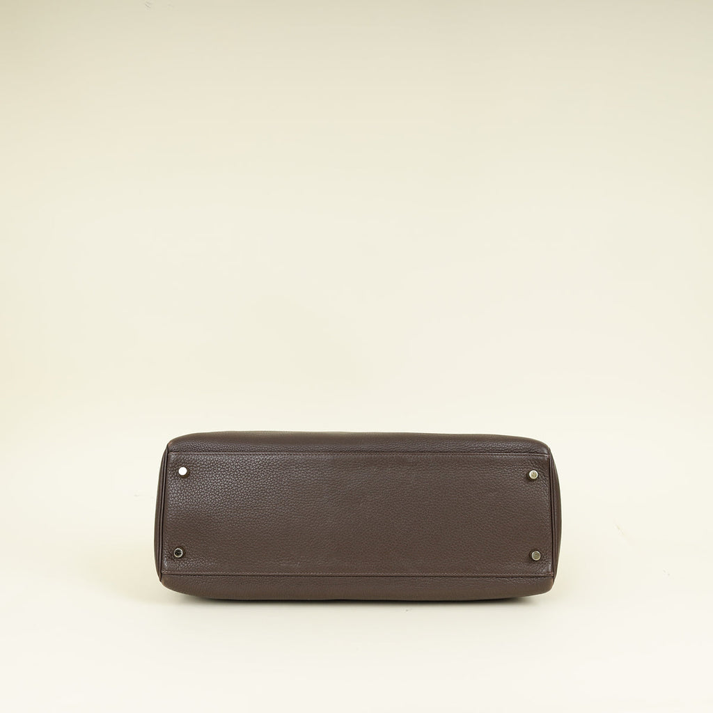 Hermes Chocolate Kelly 40 Retourne Bag
