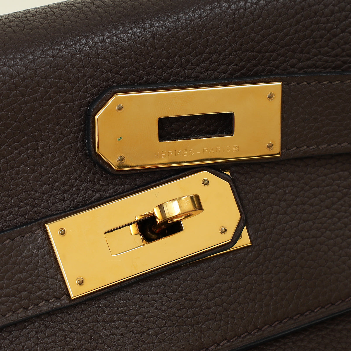 Hermes Chocolate Kelly 40 Retourne Bag