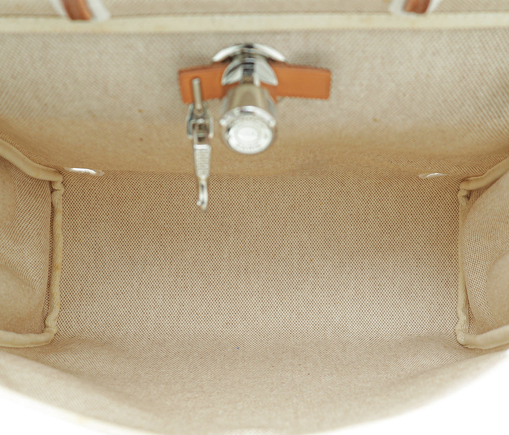 Hermes Bicolor Herbag 2 in 1 Backpack Bag