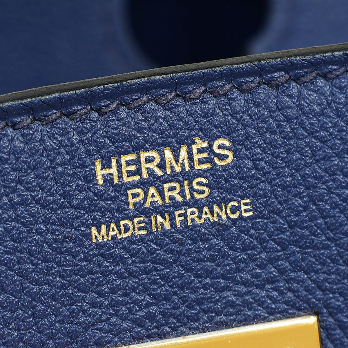 Hermes Bleu Saphire Birkin 30 Evercolor Bag