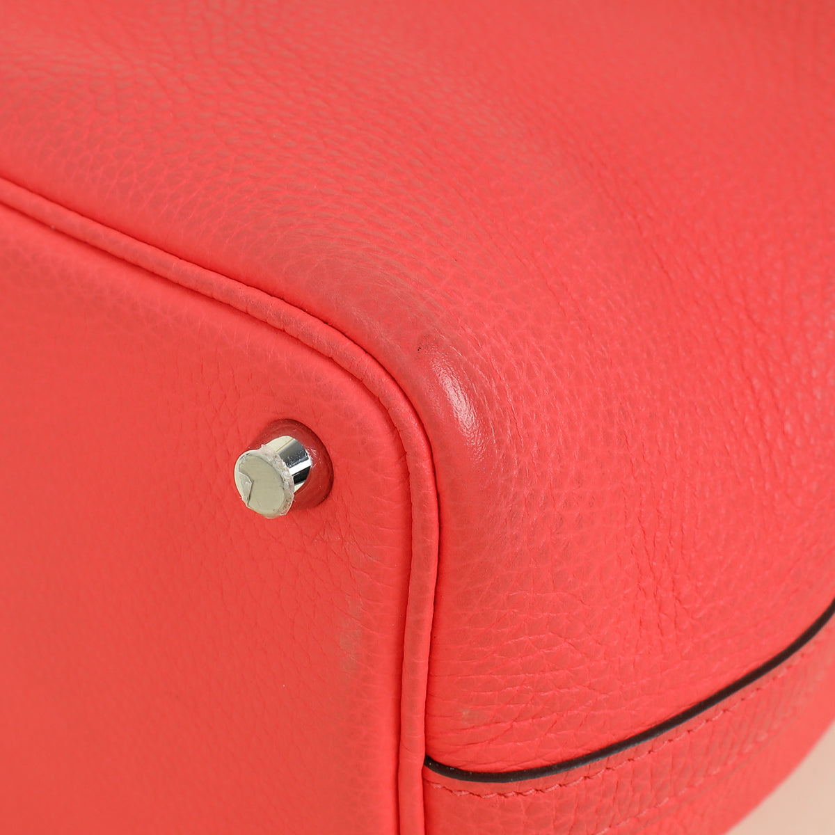 Hermes Rose Texas Picotin Lock 18 Clemence Bag