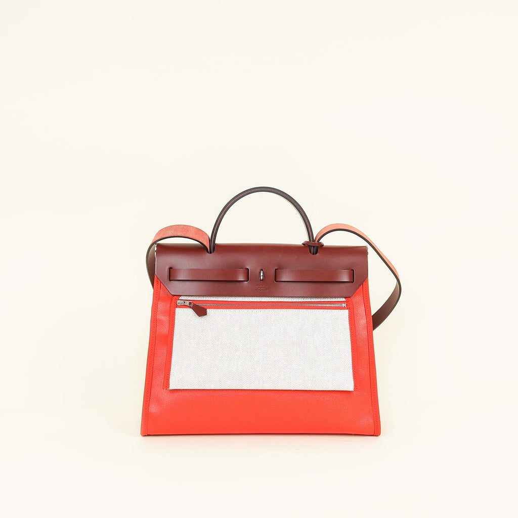Hermes Tricolor Herbag Zip 31 PM Bag