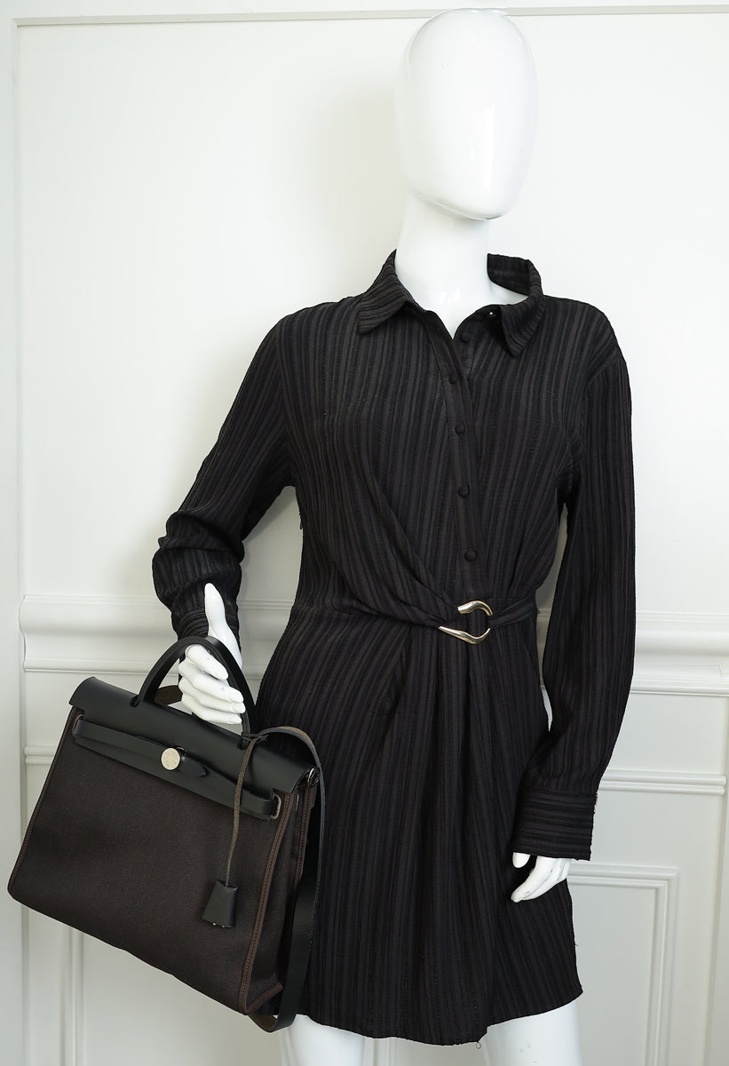 Hermes Bicolor Sellier Herbag Zip 31 PM Bag