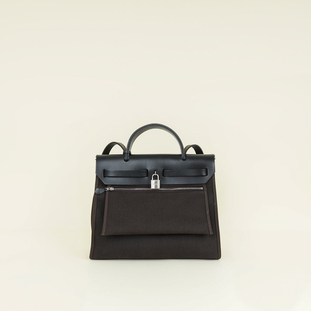 Hermes Bicolor Sellier Herbag Zip 31 PM Bag