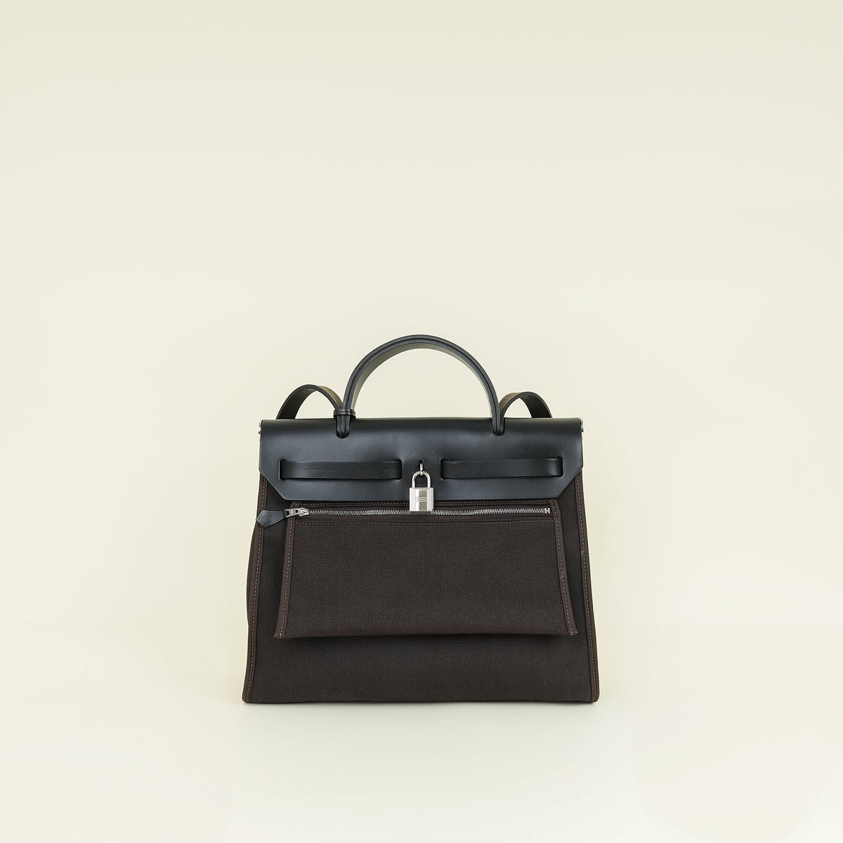 Hermes Bicolor Sellier Herbag Zip 31 PM Bag