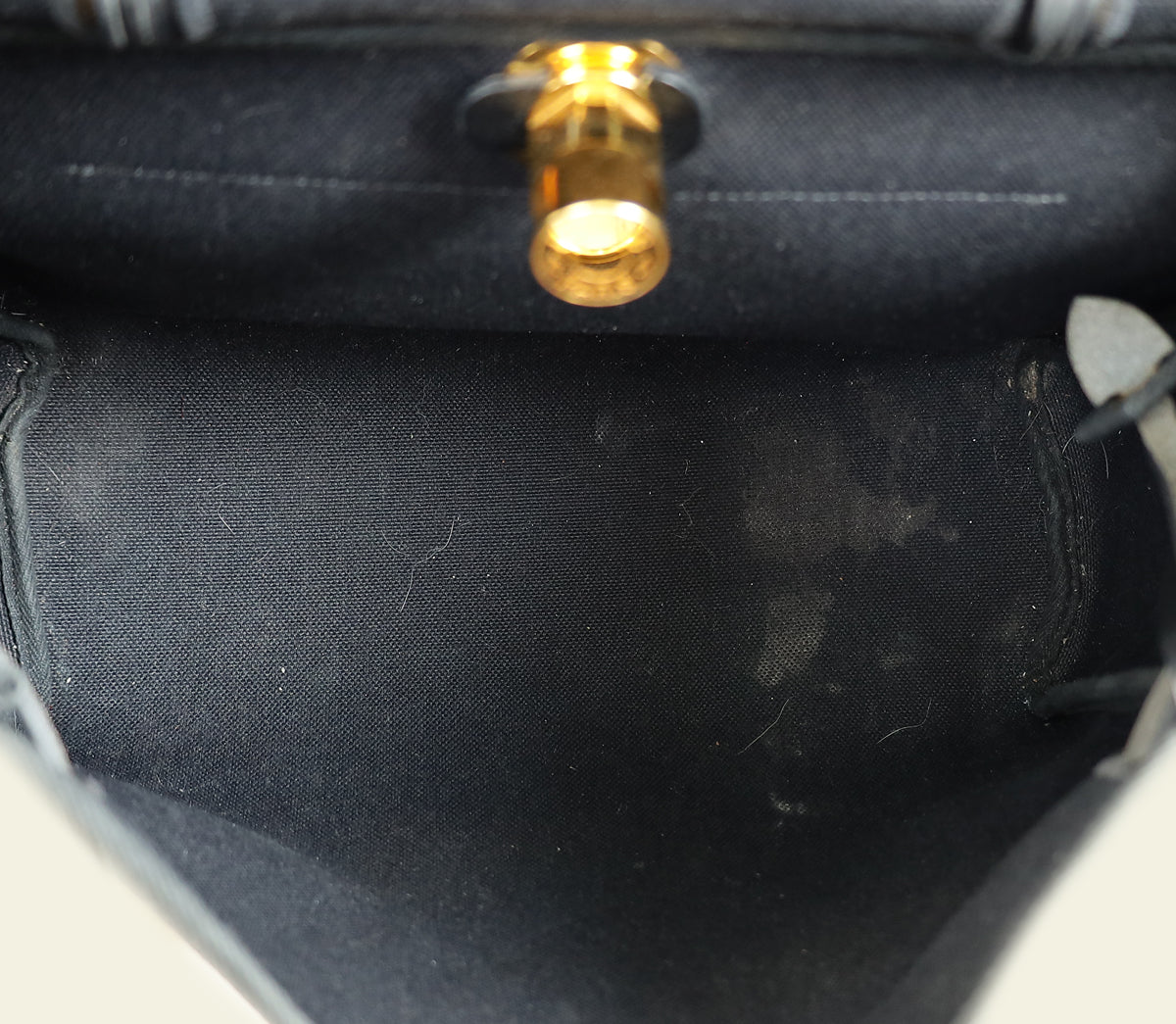 Hermes Noir Herbag Zip 31 Retourne Bag