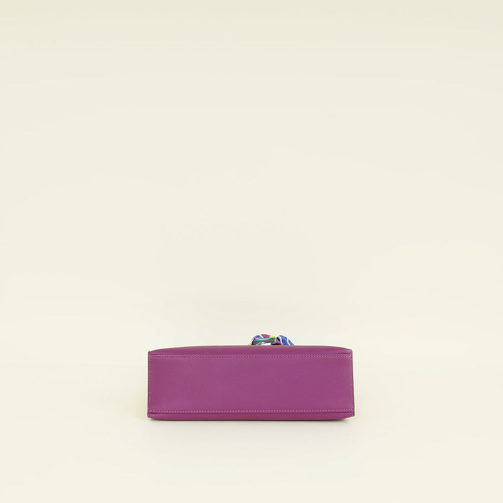 Hermes Anemone Kelly Pochette W/ Twilly