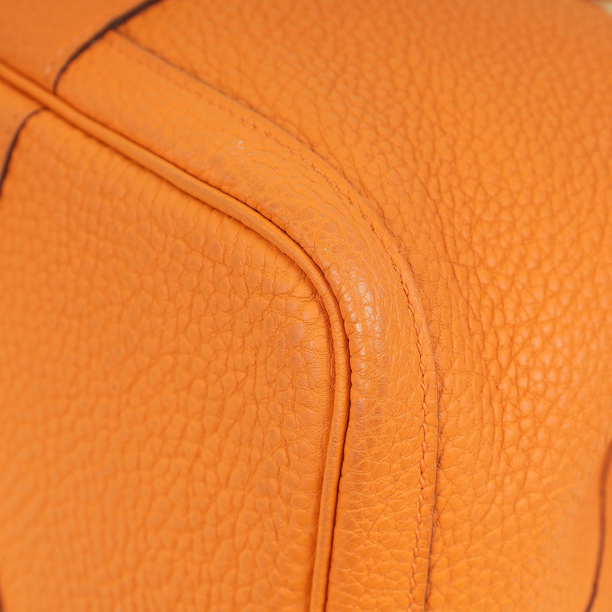 Hermes Orange Garden Party 36 Bag