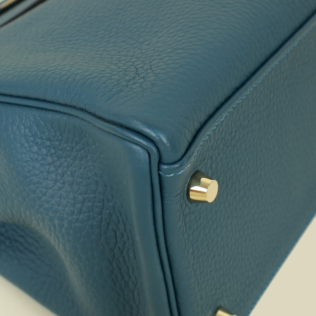 Hermes Bleu Colvert Kelly 32 Retourne Bag