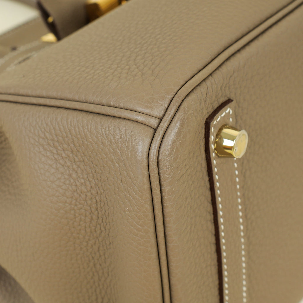 Hermes Etoupe Birkin 30 Bag