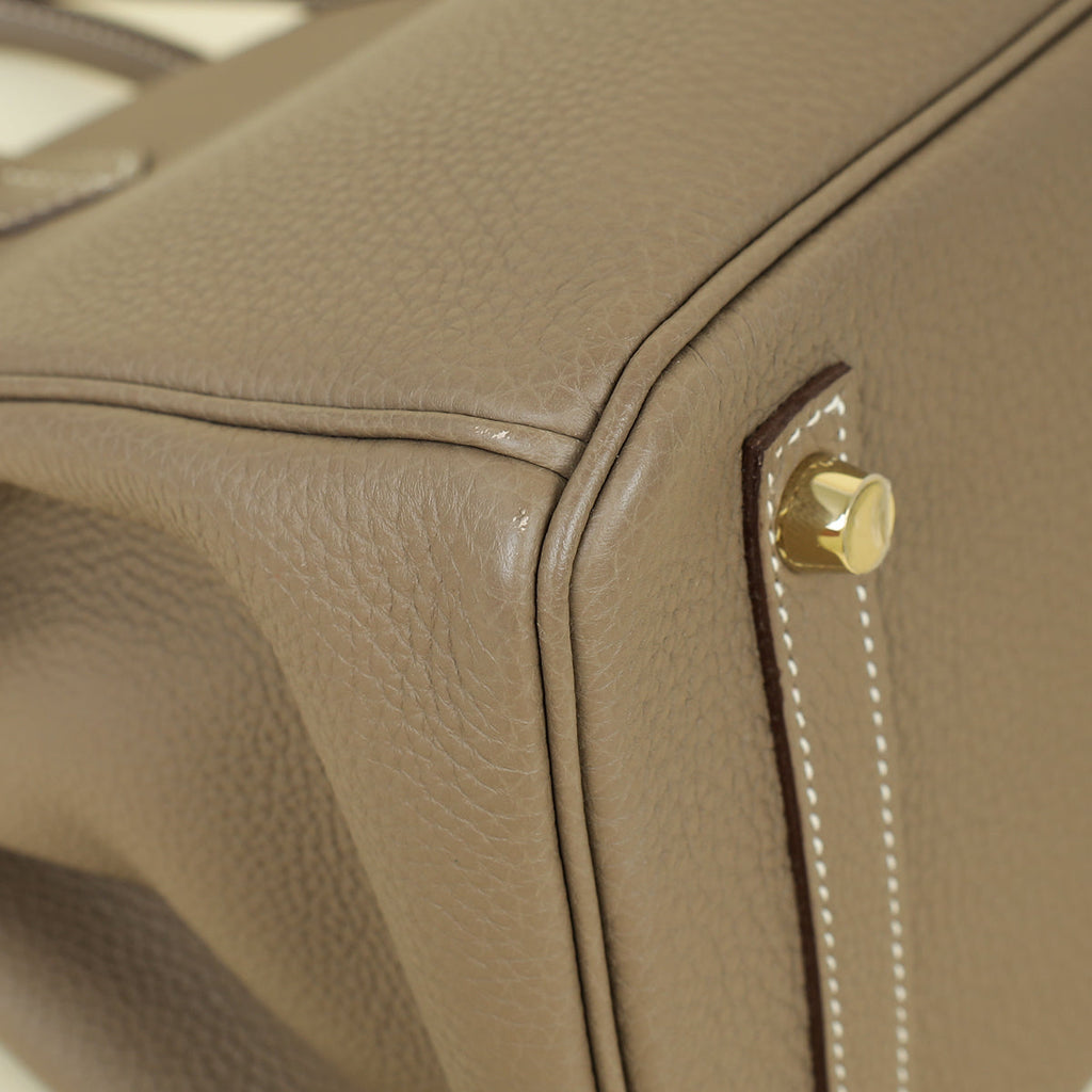 Hermes Etoupe Birkin 30 Bag