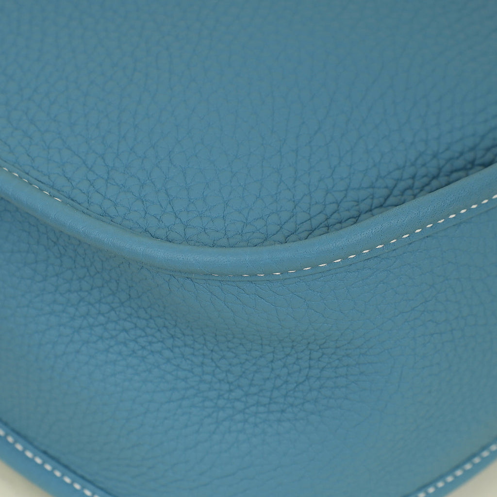 Hermes New Blue Jean Evelyne III GM Bag