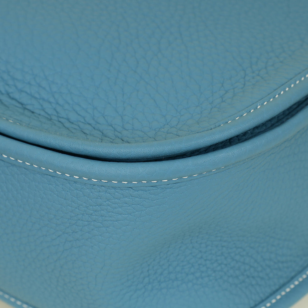 Hermes New Blue Jean Evelyne III GM Bag