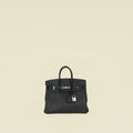 Hermes Noir Birkin 25 Bag