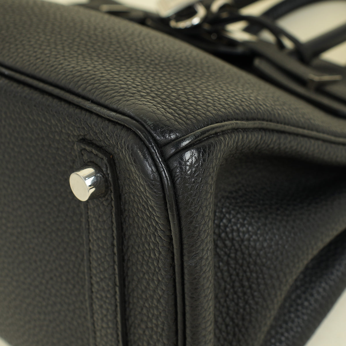 Hermes Noir Birkin 25 Bag